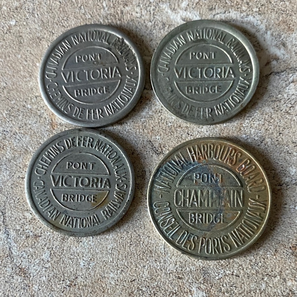 Vintage Canadian Bridge Tokens